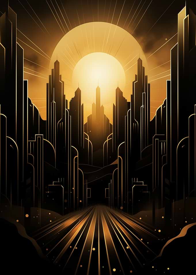 Art Deco shine
