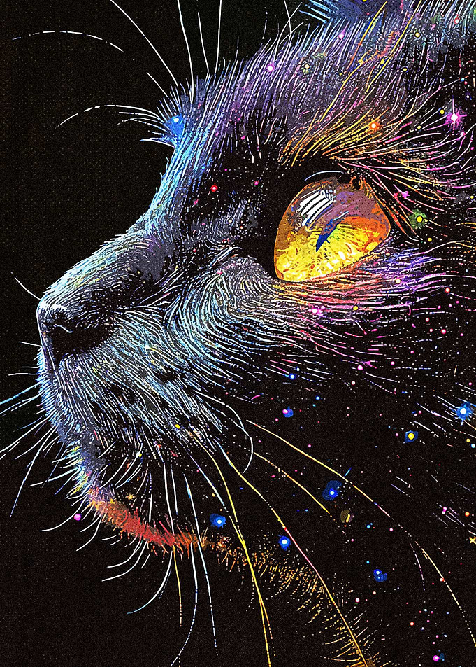 Portrait Black Cat
