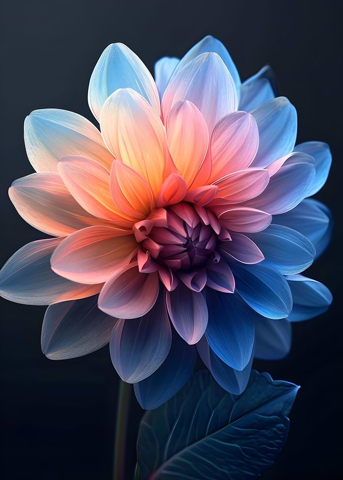 Realistic Flowers Poster