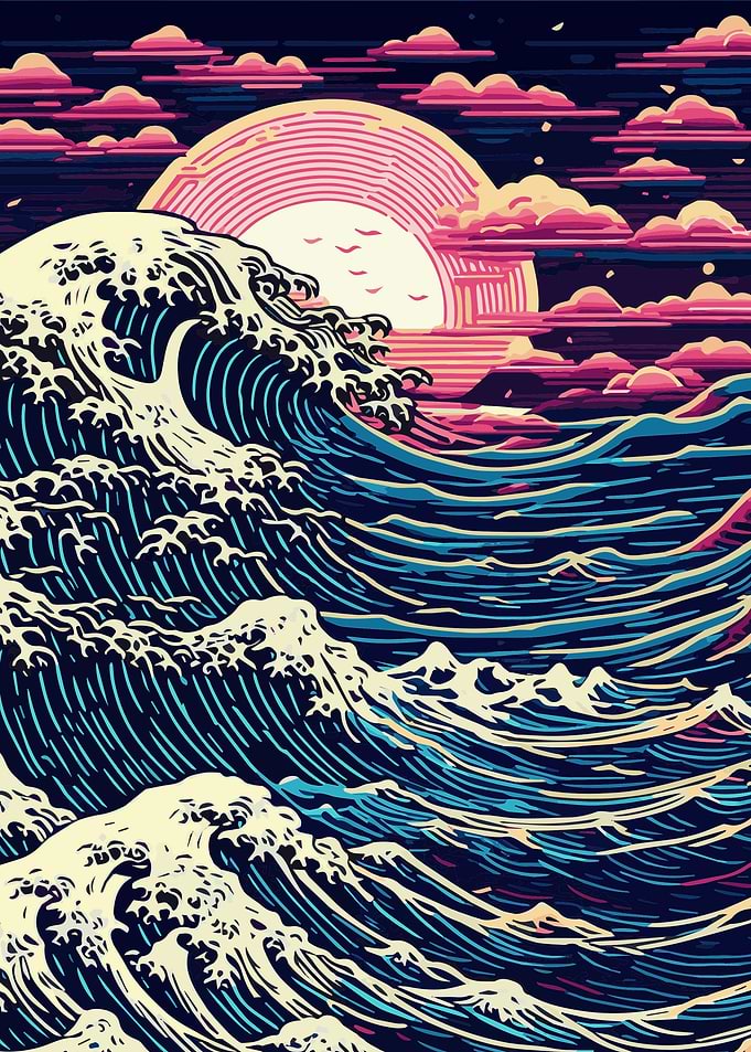 Great Wave Off Kanagawa 8