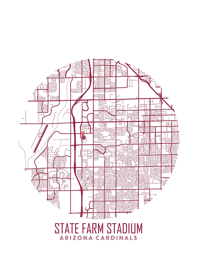 State Farm Stadium Map