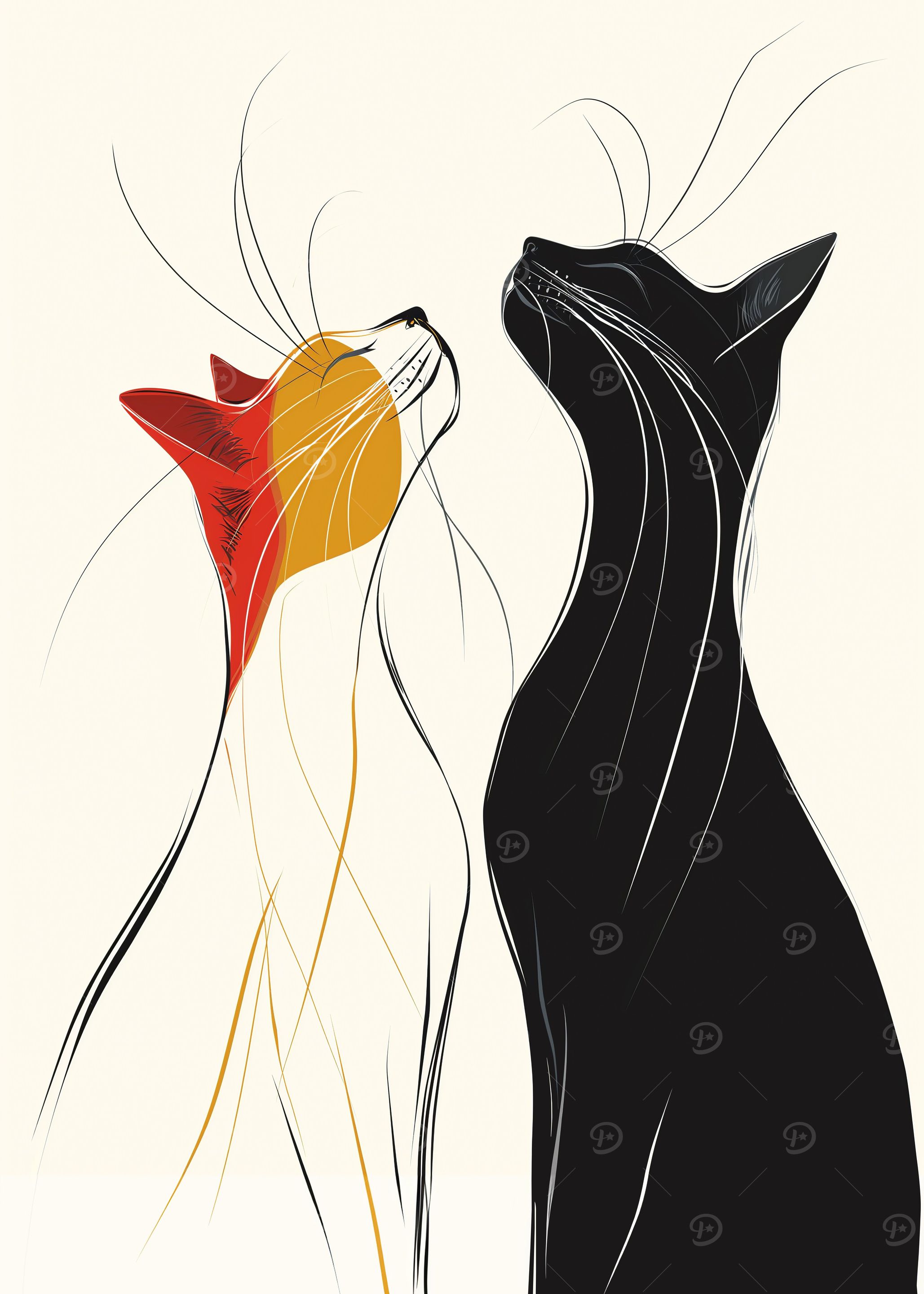 Cats in Love Line