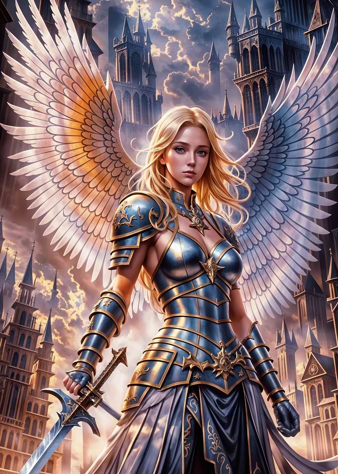 Colorful archangel