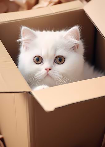 White Exotic Kitten Cat