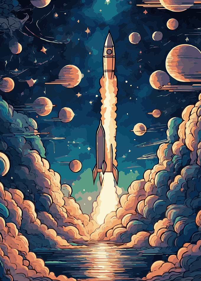 Rocket Launch Fantasy 4