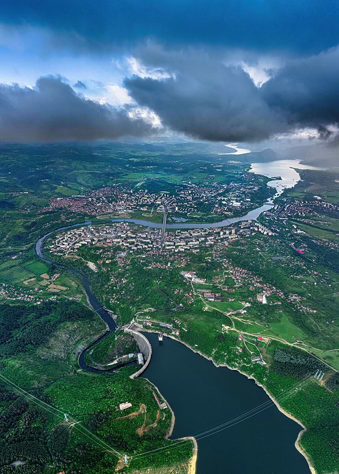 Spring over Kardzhali city