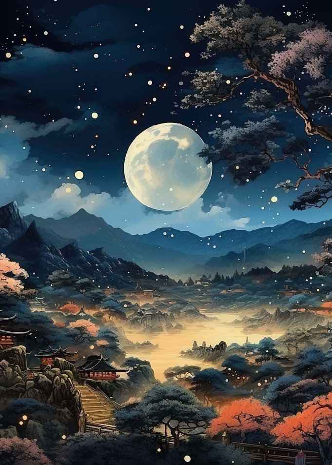 japanese street at night