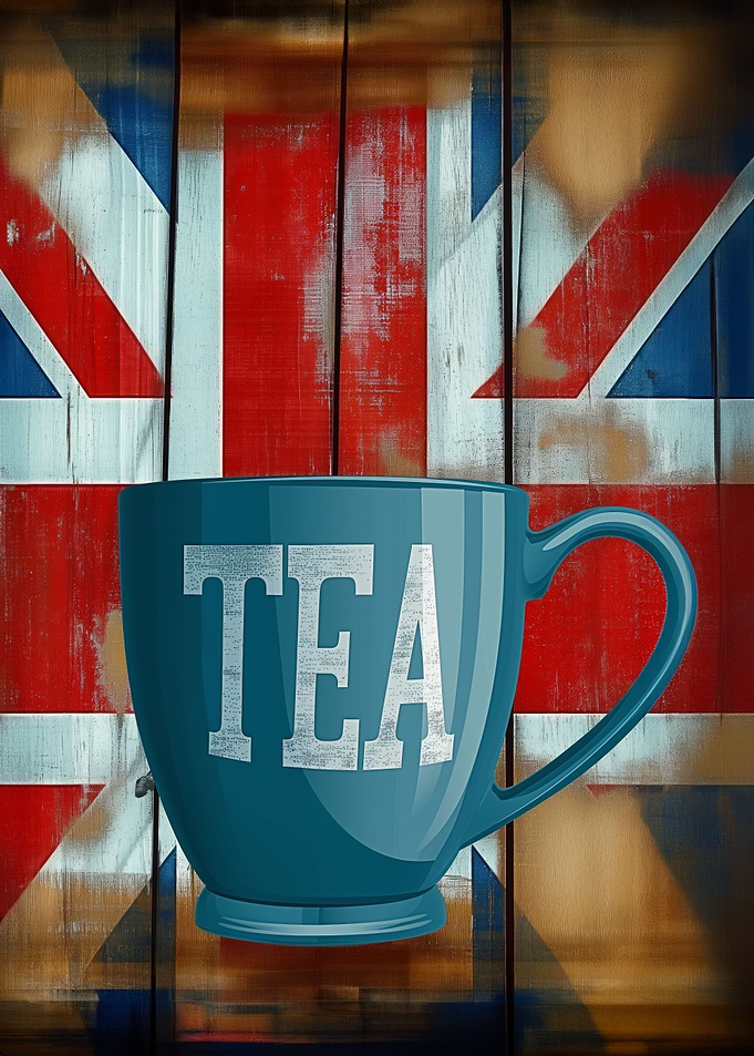 Retro Tea Poster