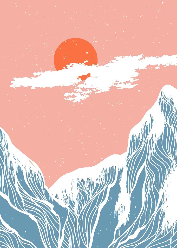 abstract mountain