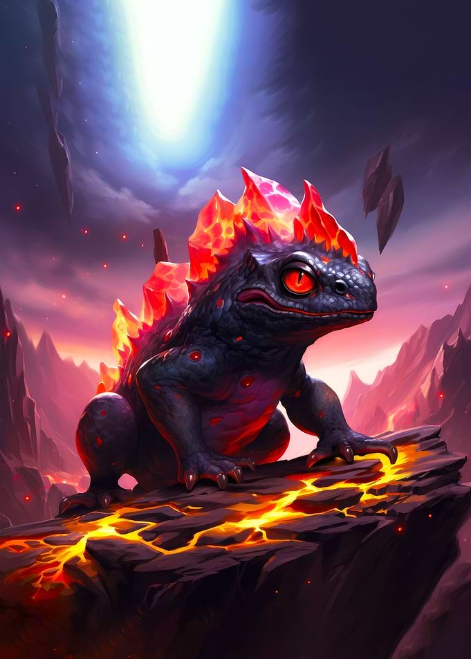 Magma Baby Dragon