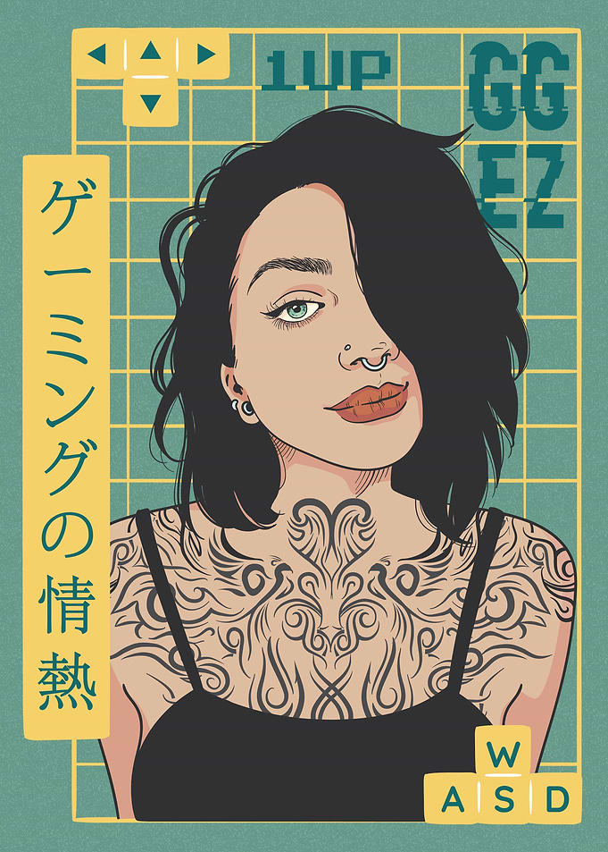 Woman With Tattoos