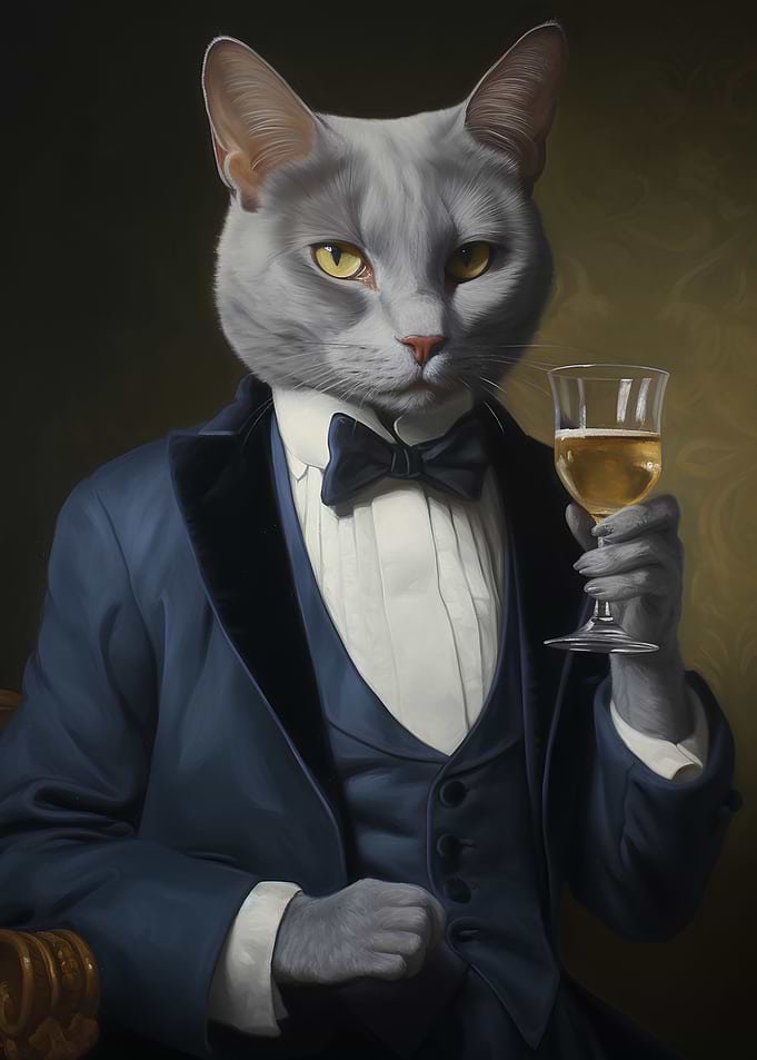 Russian Blue cat