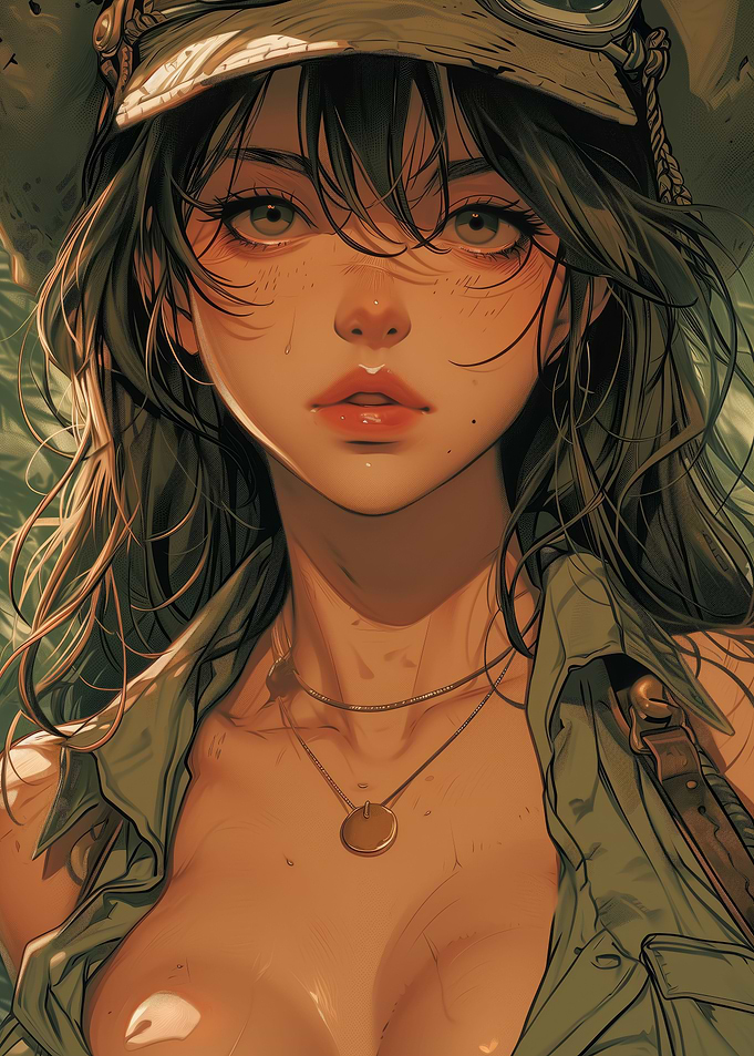 Anime Girl Soldier