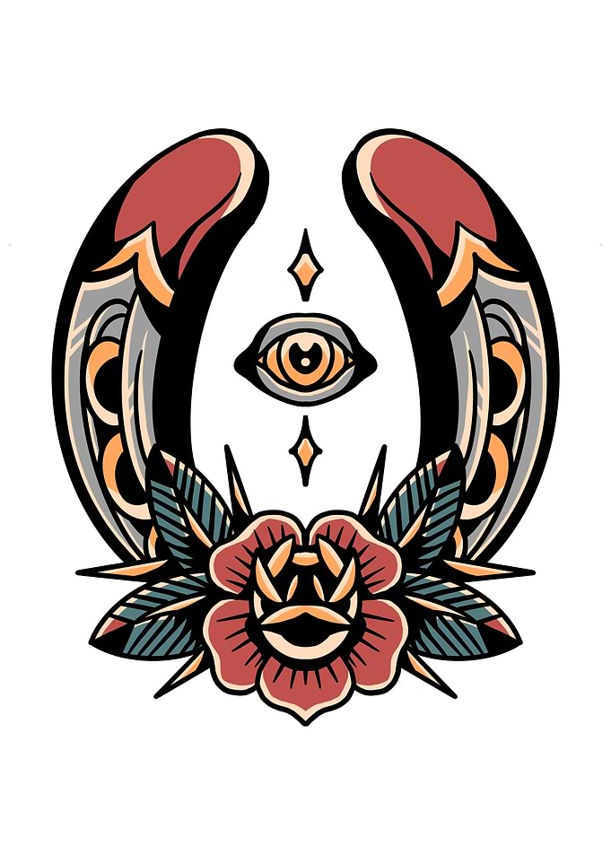 horseshoe tattoo