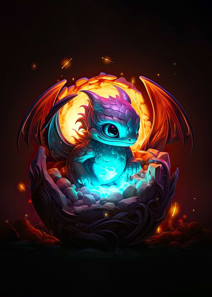 Magical Baby Dragon