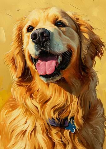 Golden Glow Dog
