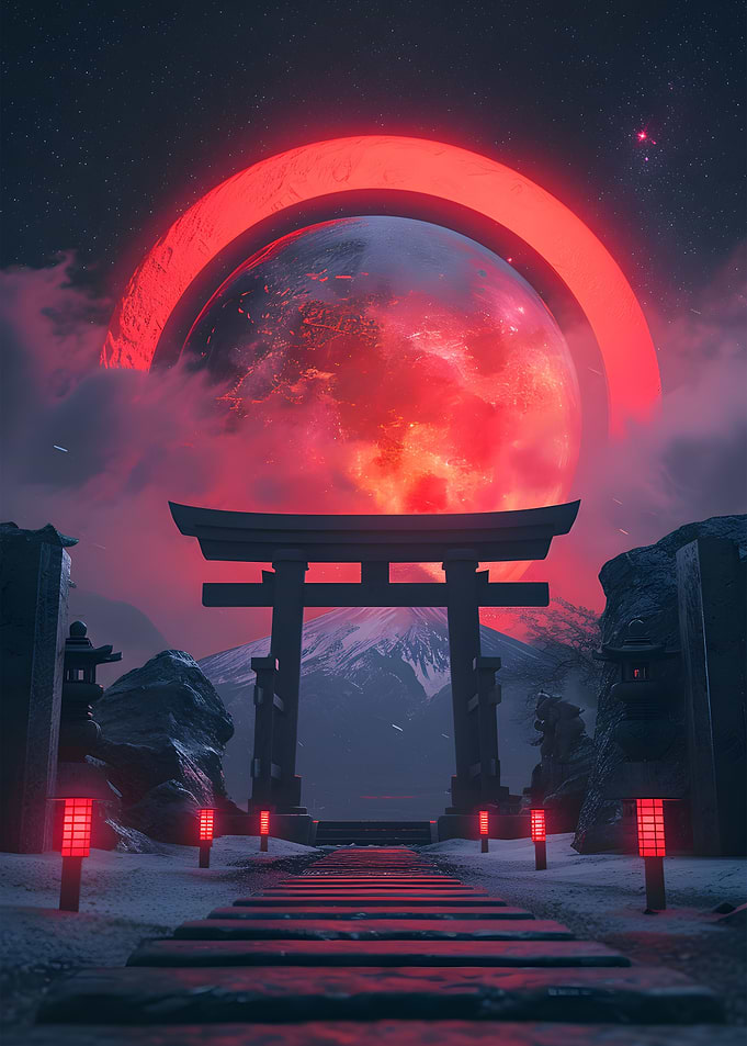 Japanese Gate Eclipse