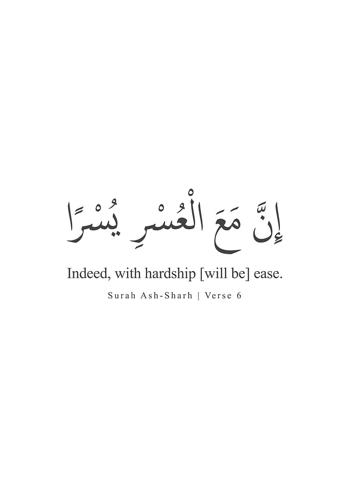 Surah Ash Sharh Verse 6