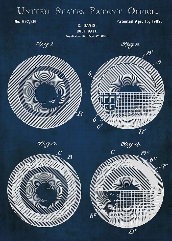 1902 golf ball patent