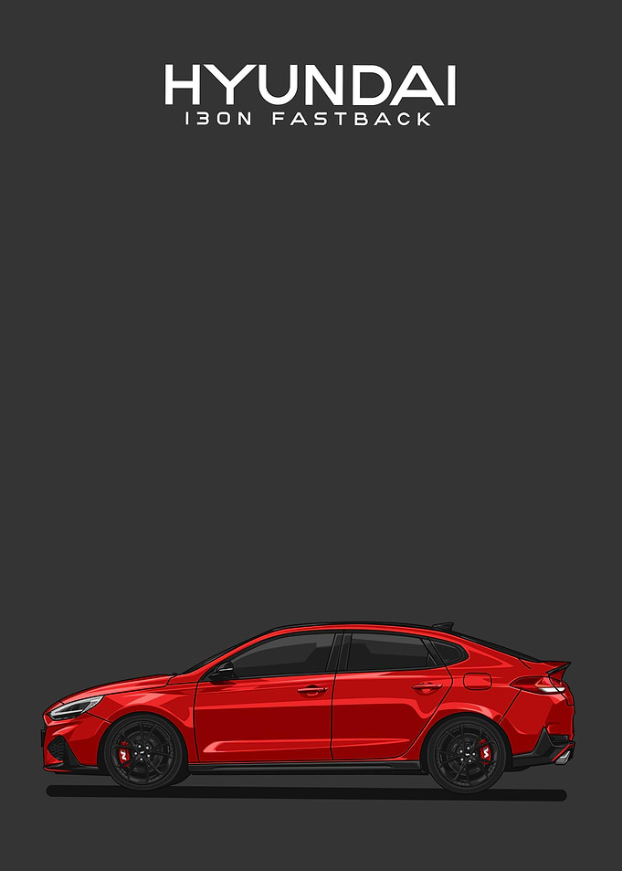 hyundai i30n fastback red