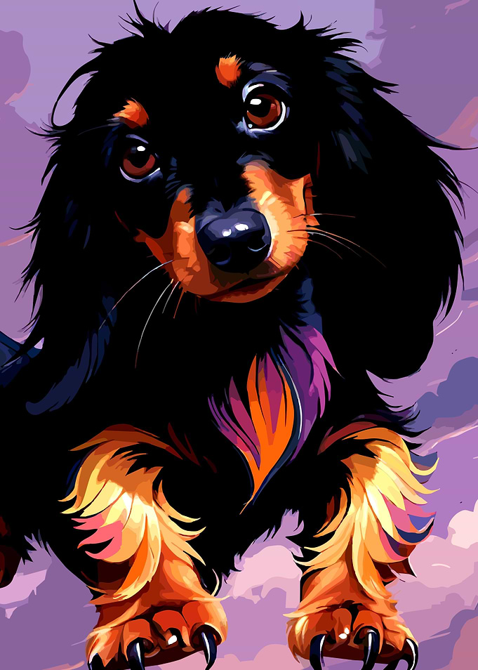 A cute Dachshund 002