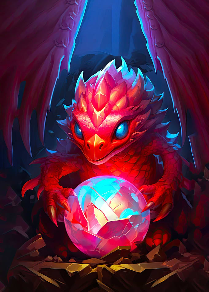 Gems Baby Dragon