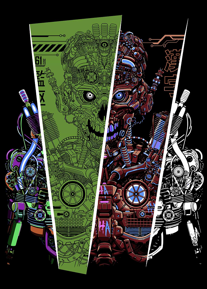 Robot Skulls