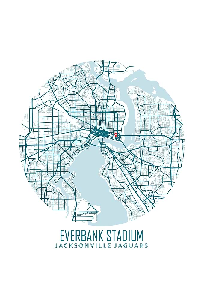 EverBank Stadium Map