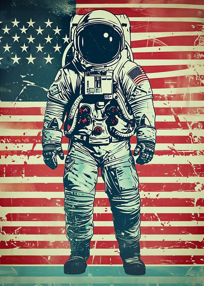 Retro Space Poster