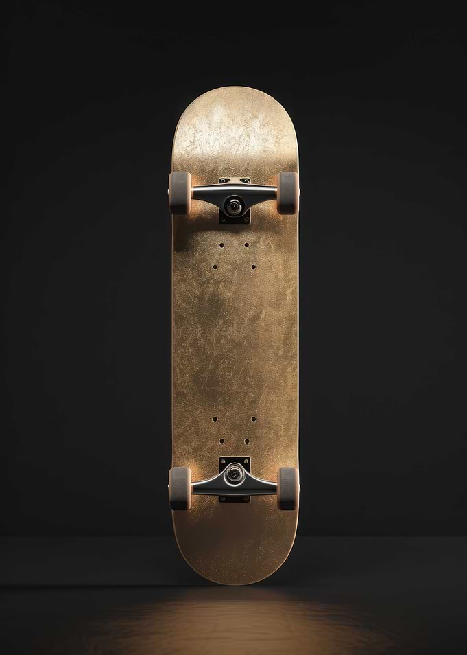 3D Dark Gold