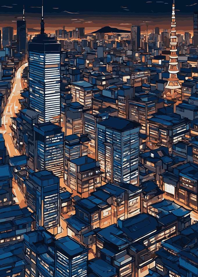 Japan Tokyo Cityscape 8