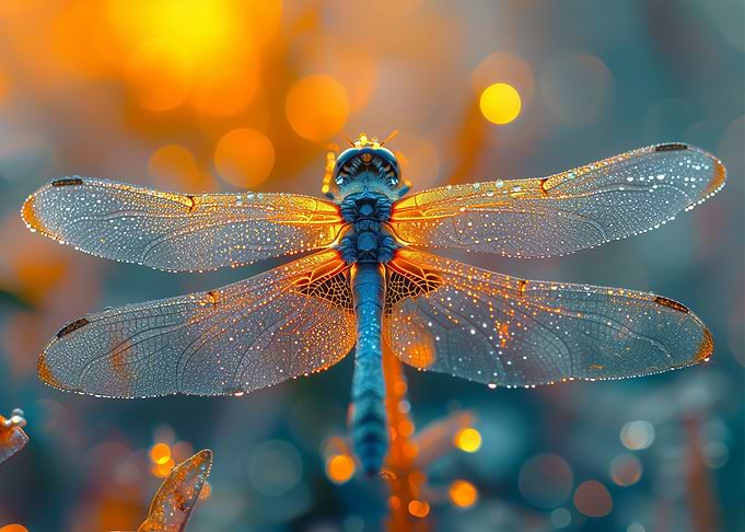 Beautiful dragonfly