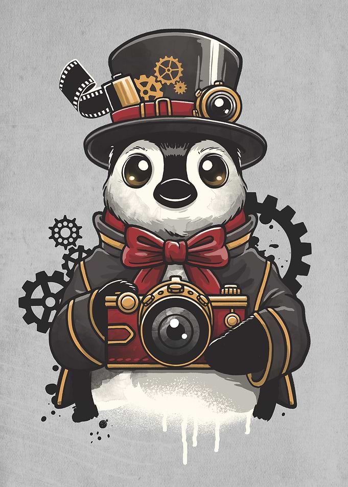 Steampunk photographer