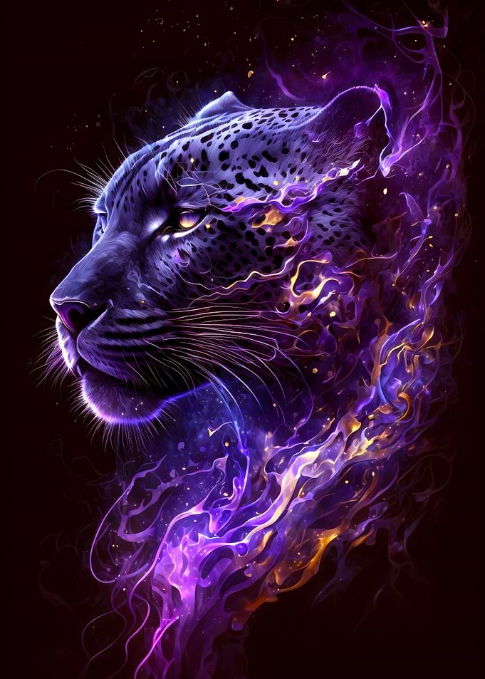 Cosmic panther Face