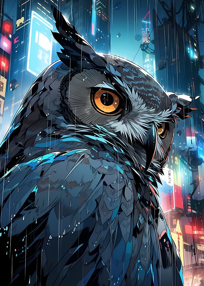 The Owl in Tokyo City