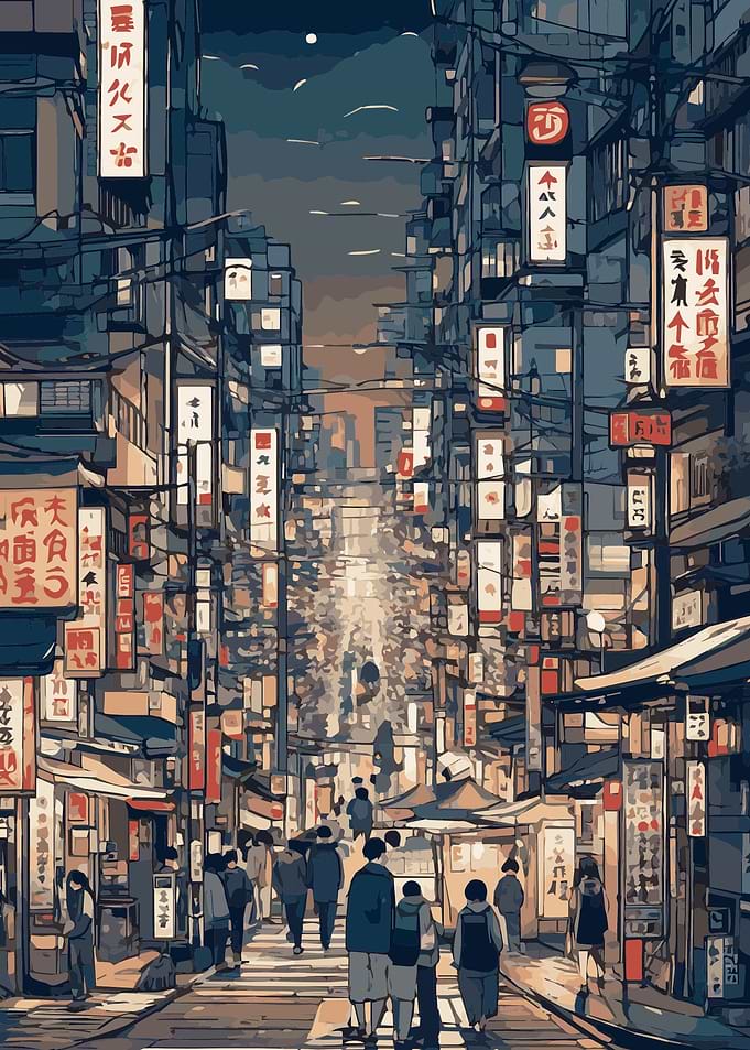 Japan Tokyo Cityscape 4