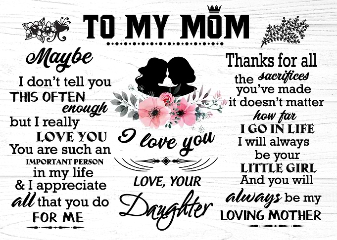 To My Mom Gift For Mom