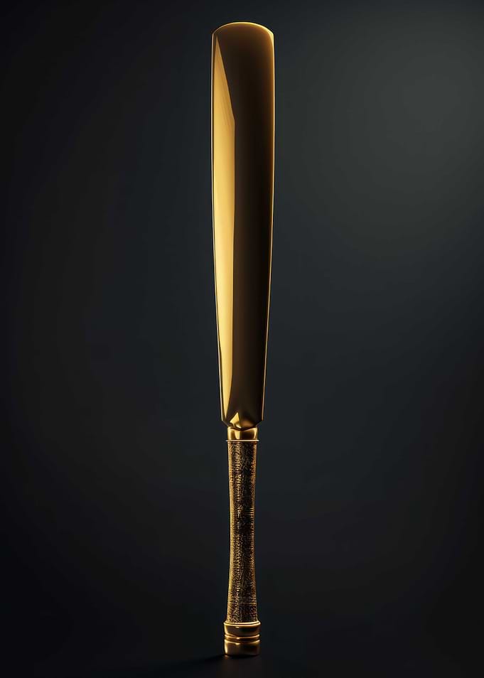 3D Dark Gold