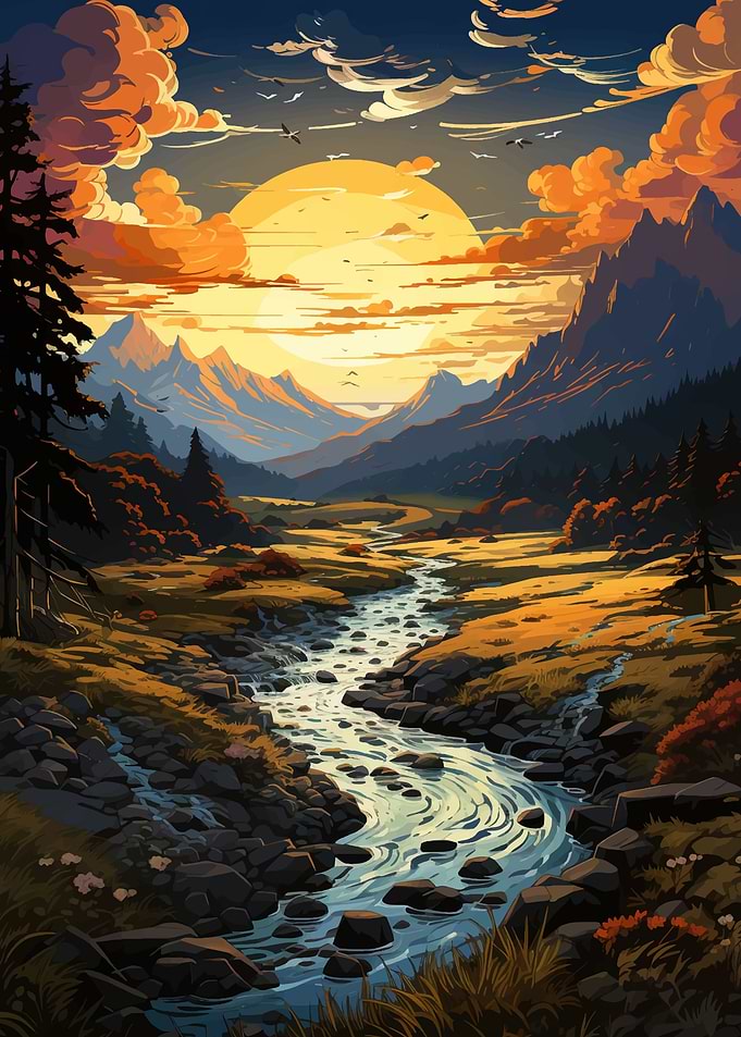 Beautiful sunset
