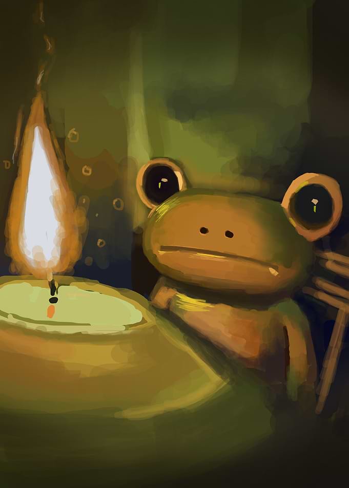 enlighten frog