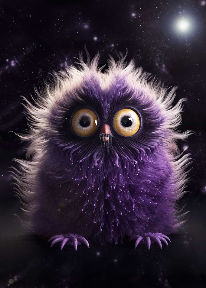 purple creature
