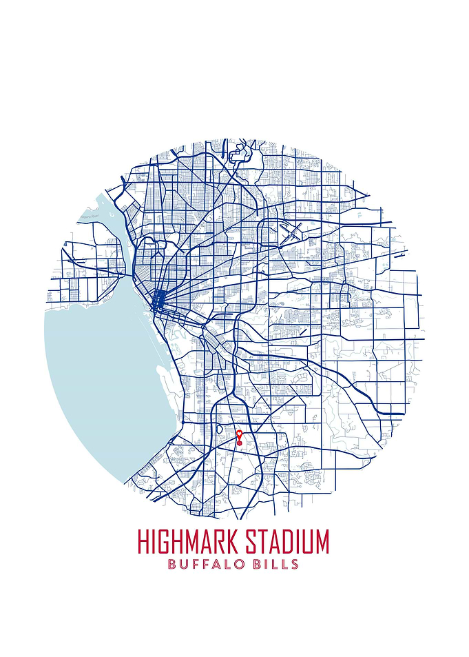 Highmark Stadium Map