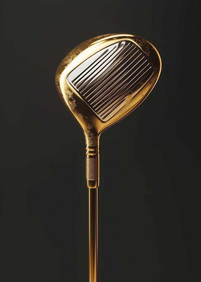 3D Dark Gold