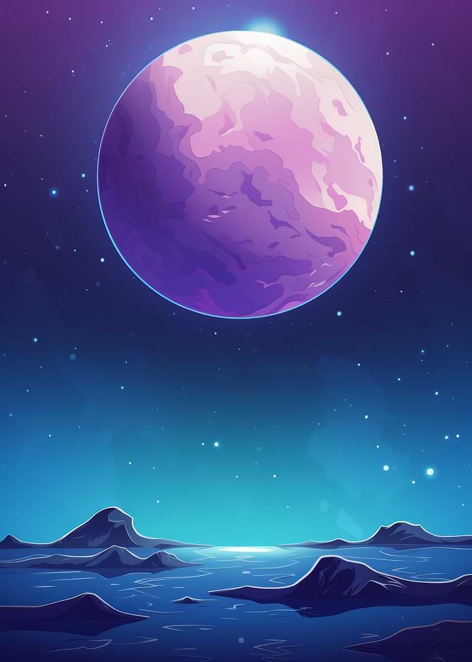 Space Planet Cartoon