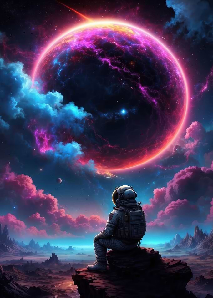 space gaming gamer neon