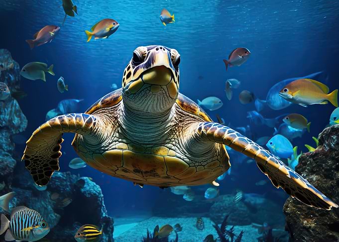 sea turtle aquarium