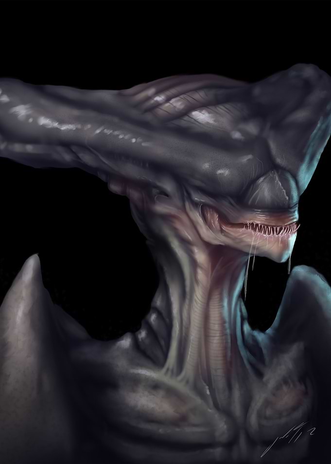 Goblin Xenomorph Portrait