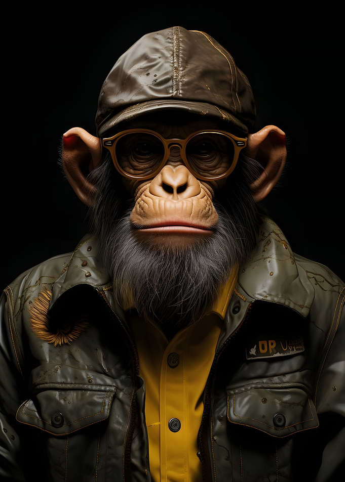 Monkey with style