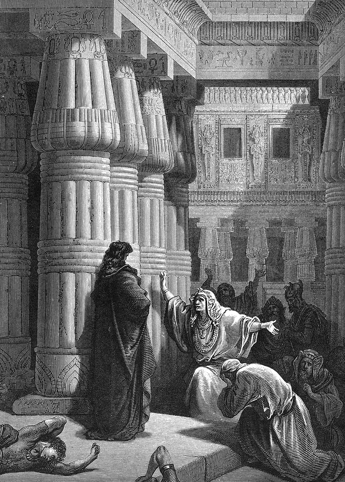 The Egyptians Ask Moses
