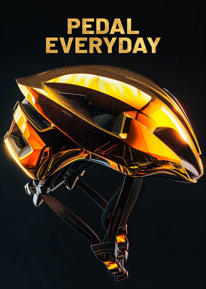 Pedal 3D Dark Gold